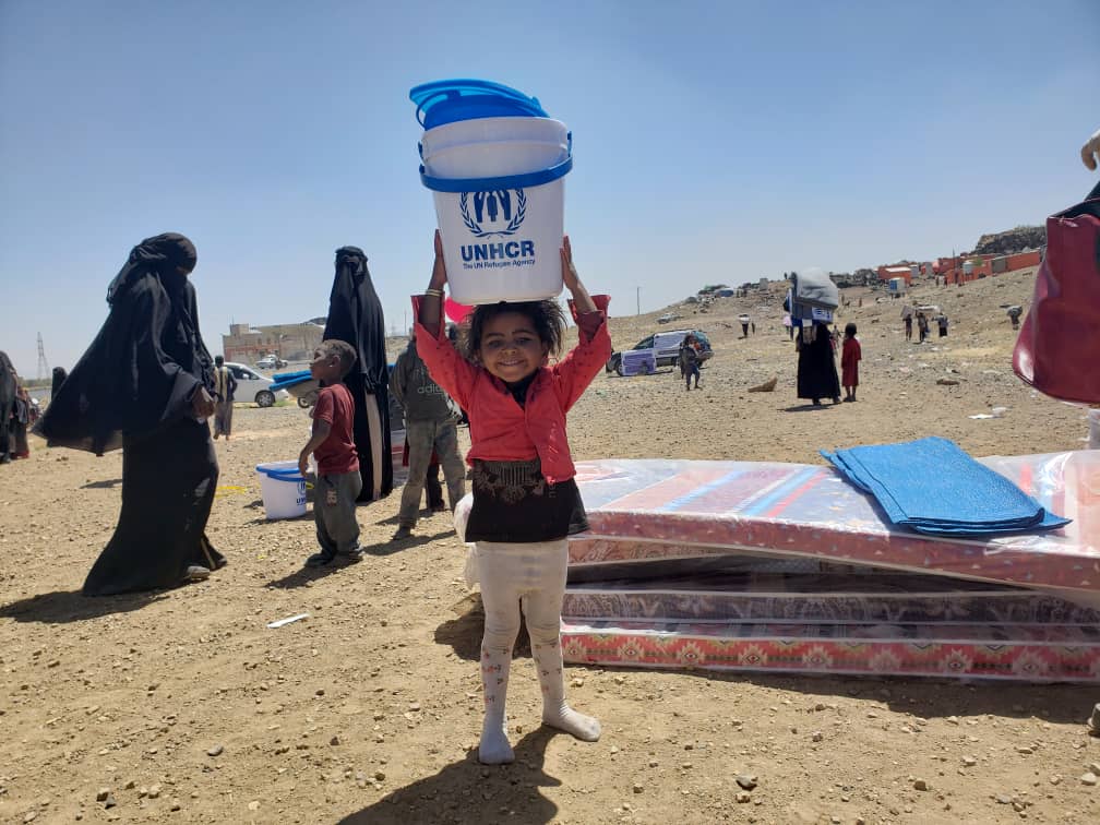 بالتنسيق وأداره الحالة والاستجابة السريعة يتم تخفيف معاناة النازحين