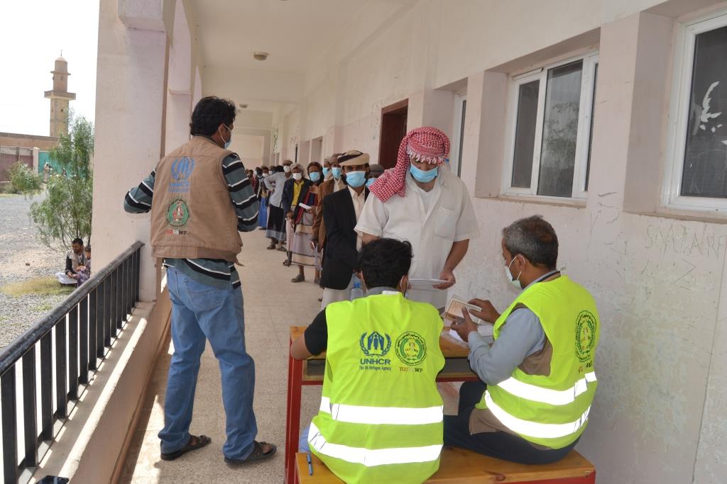 YGUSSWP تنتهي من توزيع 203 حقيبة من المواد الغير غذائية لعدد 1269 فرد في مديرية سنحان_محافظة صنعاء: