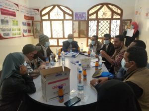 زيارة وفد من المفوضية السامية للمركز المجتمعي التابع للنقابة العامة YGUSSWP برئاسة السيد دامين.