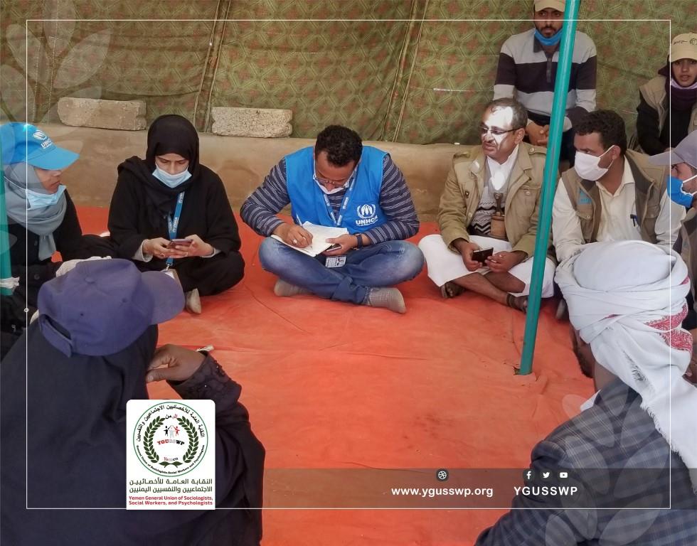 زيارة ميدانية مشتركة لكل من كتلة إدارة المخيمات والمأوي والحماية 13-10-2020